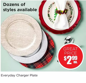 Kitchen Stuff Plus Everyday charger plate offer