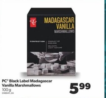 Real Canadian Superstore Pc Black Label Madagascar Vanilla Marshmallows offer