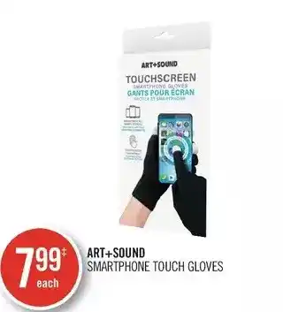 Art+sound smartphone touch gloves