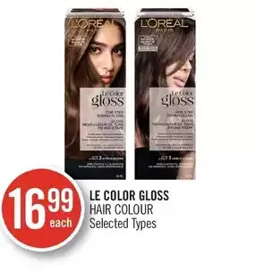 Shoppers Drug Mart Le color gloss hair colour offer