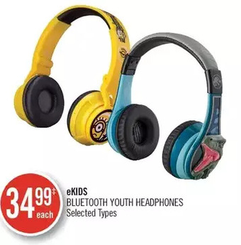 Shoppers Drug Mart Ekids bluetooth youth headphones offer