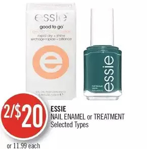 Shoppers Drug Mart Essie nail enamel or treatment offer
