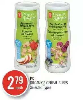 Shoppers Drug Mart Pc organics cereal puffs offer