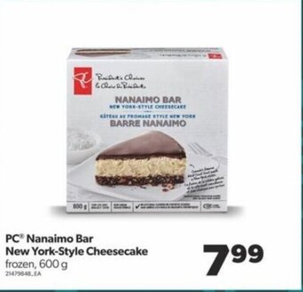 Real Canadian Superstore Pc Nanaimo Bar New York- Style Cheesecake offer