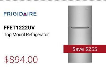 Canadian Appliance Source Frigidaire top mount refrigerator offer