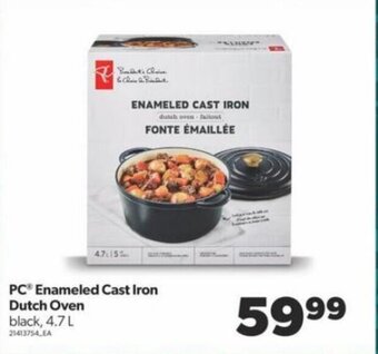 Real Canadian Superstore Pc Enameled Cast Iron Dutch Oven offer