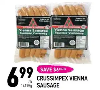 Coppa's Fresh Market 66
669999/lb
15.41/kg
save $600/lb
crussimpex vienna
sausage offer