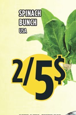 Marché Adonis Spinach bunch offer