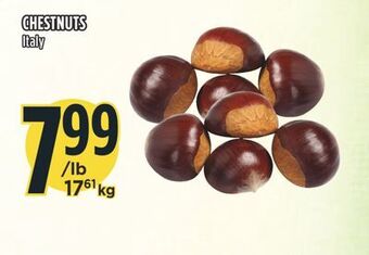 Marché Adonis Chestnuts offer