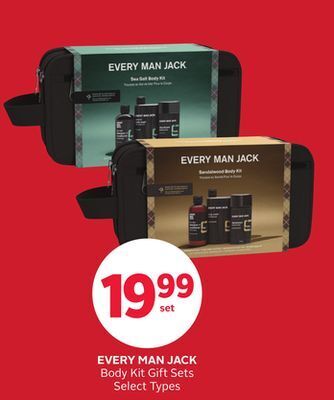 Rexall Every man jack body kit gift sets offer