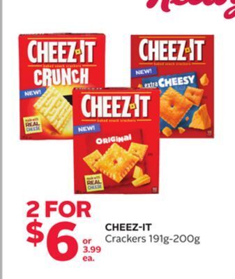 Rexall Cheez-it crackers offer