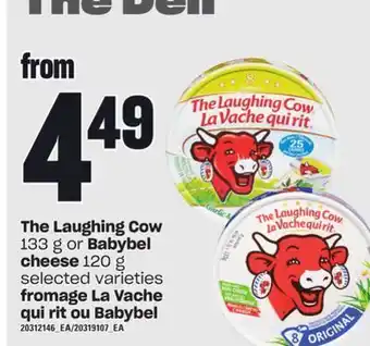 Independent City Market The laughing cow 133 g or babybel cheese 120 g offer