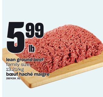 Independent City Market Lean ground beef offer