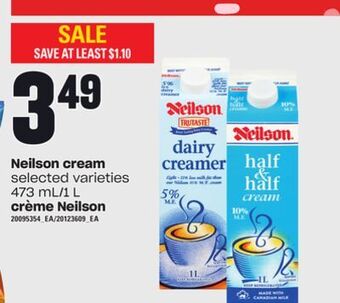 Independent City Market Neilson cream, 473 ml/1 l offer