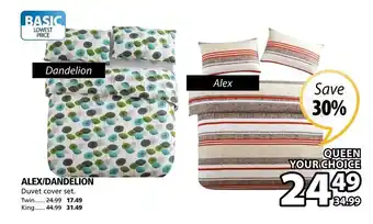 JYSK Alex/Dandelion Queen offer