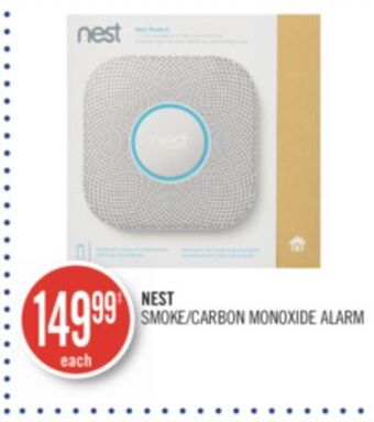 Shoppers Drug Mart Nest smoke/carbon monoxide alarm offer