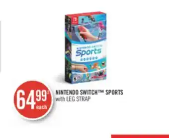 Shoppers Drug Mart Nintendo switch™ sports with leg strap offer