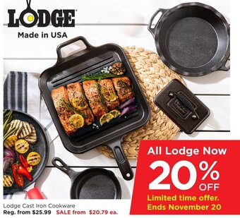 Kitchen Stuff Plus Lodge Cast Iron Cookware offer