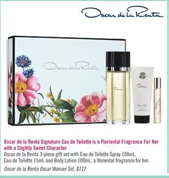 Shoppers Drug Mart Oscar de la renta oscar woman set offer