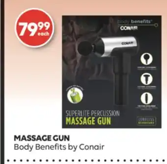 Shoppers Drug Mart Massage gun body benefits by conair offer