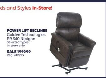 Wellwise by Shoppers Power lift recliner offer