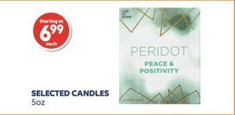 Wellwise by Shoppers Selected candles offer