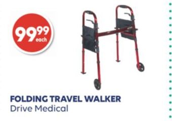 Wellwise by Shoppers Folding travel walker drive medical offer
