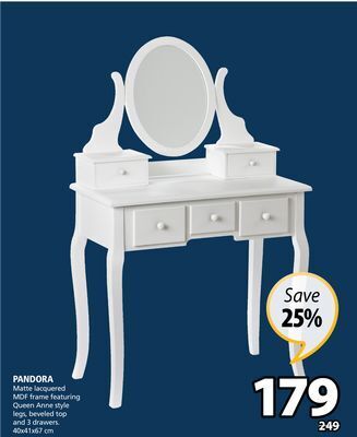 JYSK Pandora vanity offer