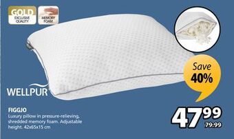 JYSK Figgjo luxury pillow offer