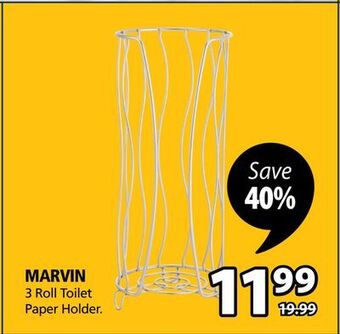 JYSK Marvin 3 roll toilet paper holder offer