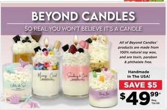 Showcase Beyond candles offer
