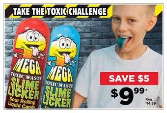 Showcase Mega toxic waste slime licker offer