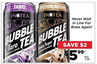 Showcase Inotea bubble tea offer