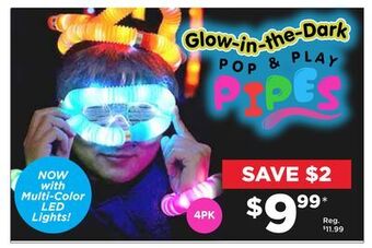 Showcase Pop & play pipes offer