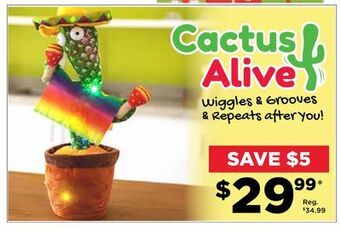 Showcase Cactus alive offer