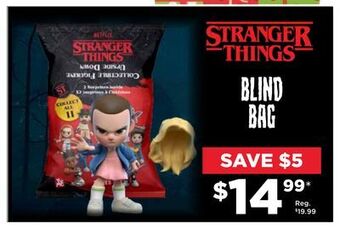 Showcase Stranger things blind bag offer