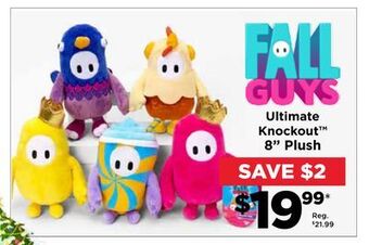 Showcase Ultimate knockout™ 8" plush offer