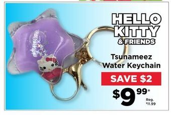 Showcase Tsunameez water keychain offer
