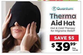 Showcase Quantum therma aid hat offer