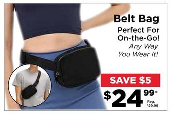 Showcase Belt bag offer