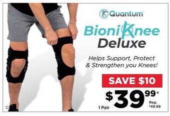 Showcase Bioniknee deluxe offer