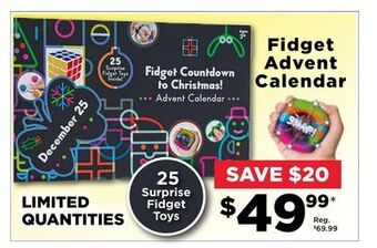 Showcase Fidget advent calendar offer