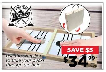 Showcase Slingshot hockey offer