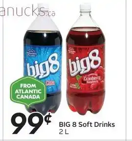 Sobeys Big 8 Soft Drink offer