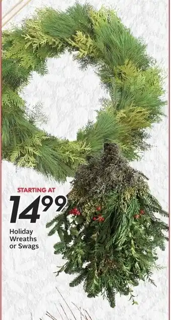 Sobeys Holiday Wreath Or Swags offer
