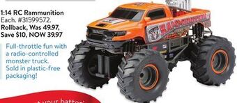 Walmart 1:14 rc rammunition offer