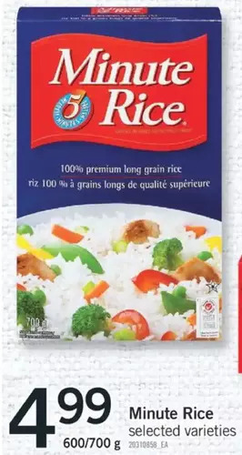 Fortinos Minute rice offer