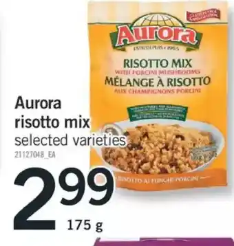 Fortinos Aurora risotto mix offer