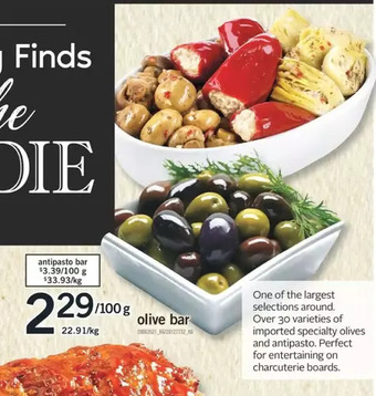 Fortinos Olive bar | antipasto bar offer