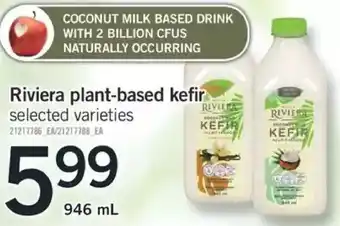 Fortinos Riviera plant-based kefir offer